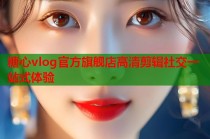糖心vlog官方旗舰店高清剪辑社交一站式体验