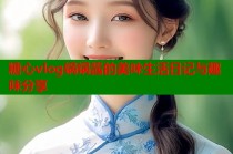糖心vlog锅锅酱的美味生活日记与趣味分享