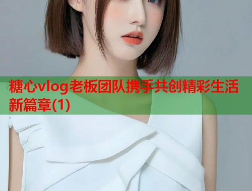 糖心vlog老板团队携手共创精彩生活新篇章(1)  第1张