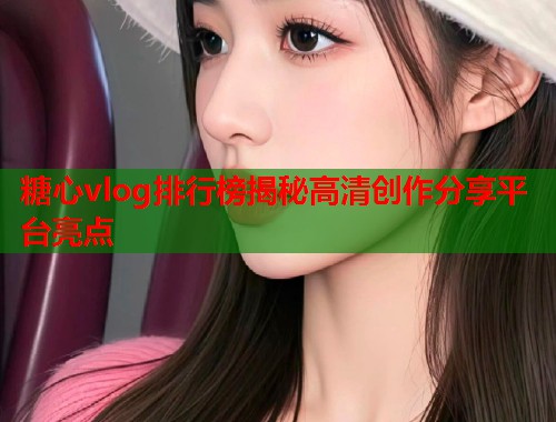糖心vlog排行榜揭秘高清创作分享平台亮点  第1张