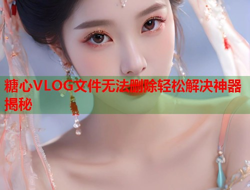 糖心VLOG文件无法删除轻松解决神器揭秘  第1张